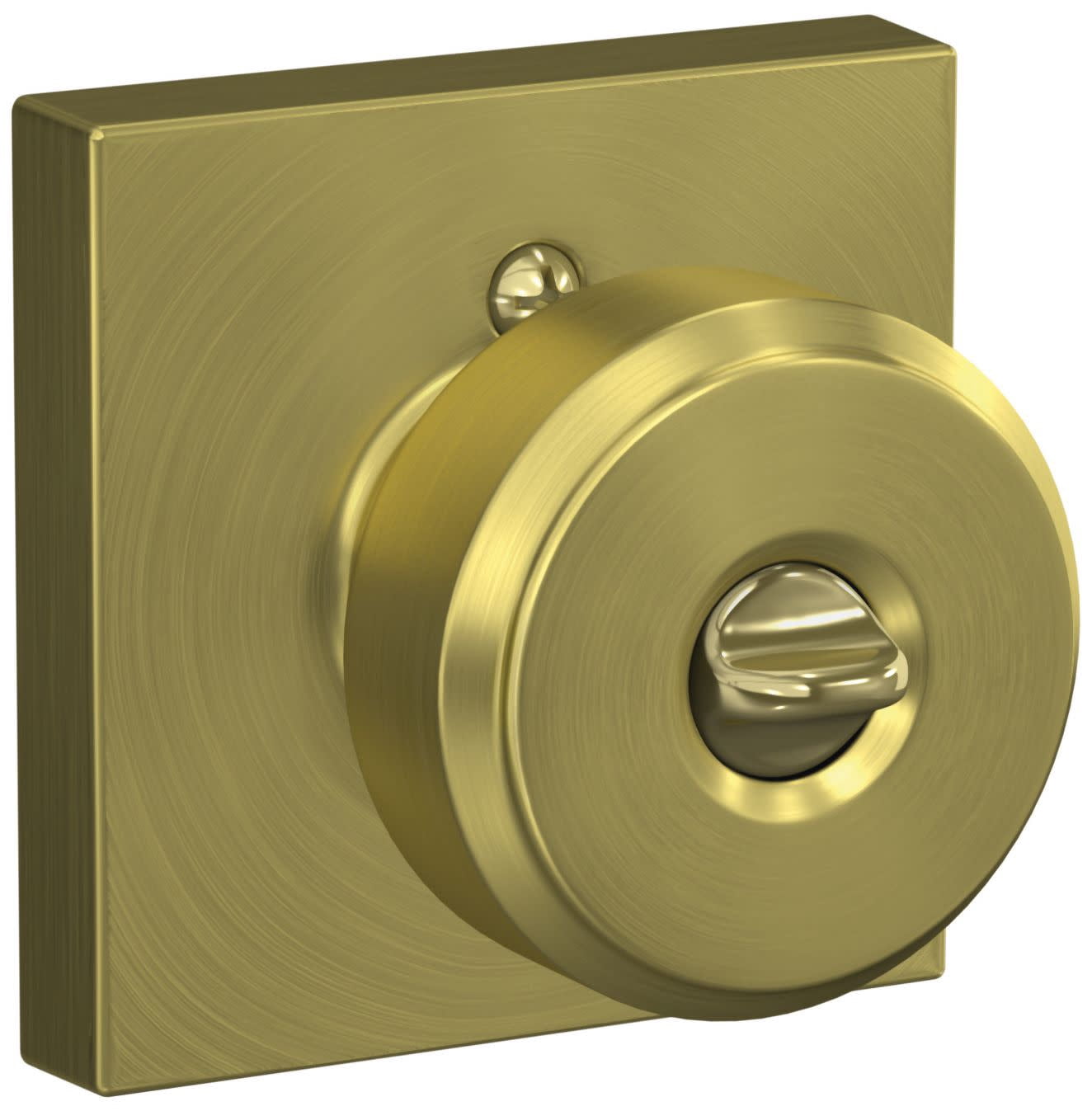 Schlage Bowery Keyed Entry Knob with Collins Trim