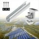 thumbnail image 3 of Soporte de Panel Solar Riel en U Soporte Conector de Riel de Techo Kit de Montaje en Techo Adecuado para Techo de Metal, Techo Plano, Techo de Láminas, 3 of 5