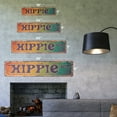 thumbnail image 2 of HIPPIE Vintage Plastic Street Sign peace 60's flower power anti | Indoor/Outdoor |  24" Wide, 2 of 4