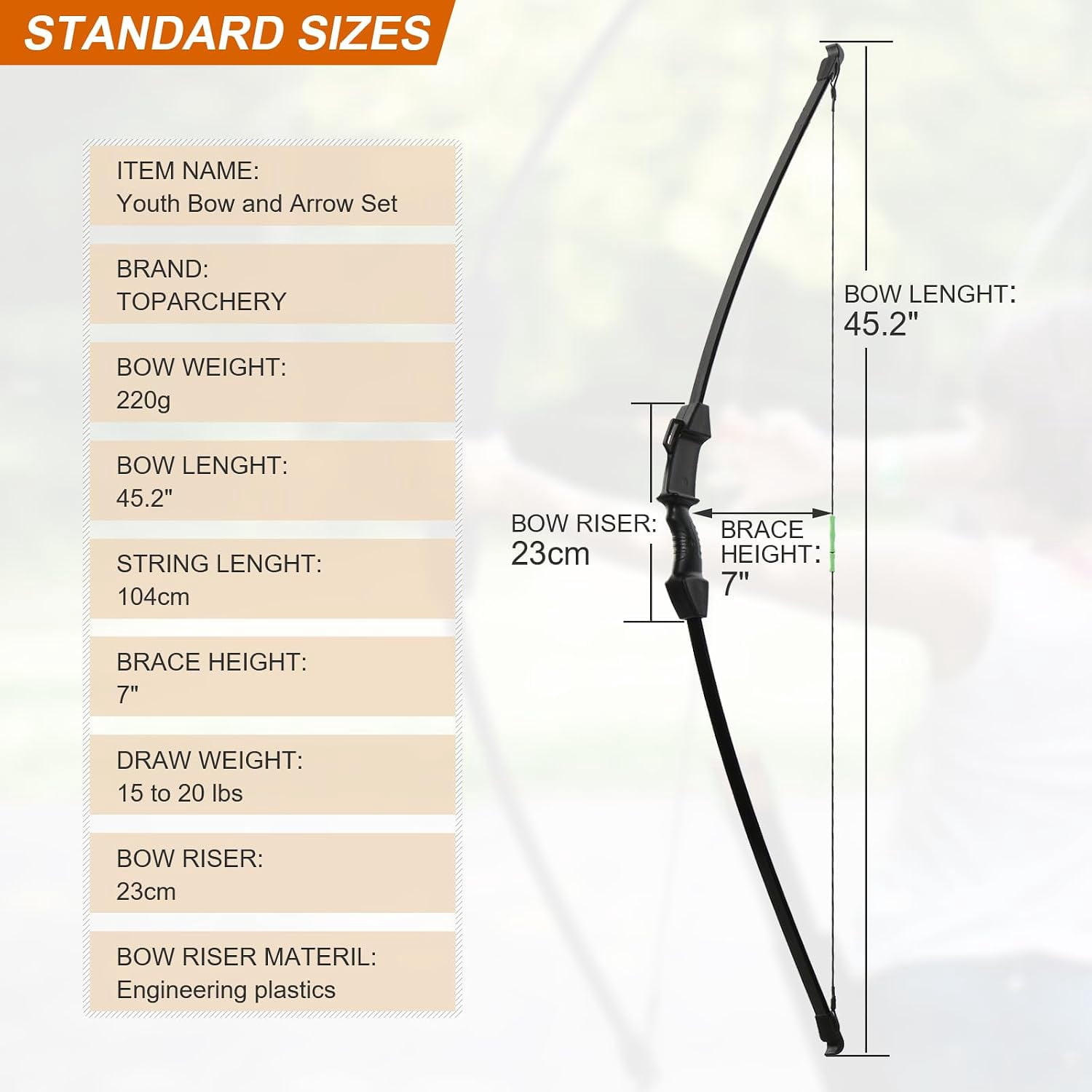 Archery Recurve Bow Set Bow and Arrow Set Takedown Hunting Bow Outdoor Sports Archery Bow Gift