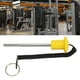 thumbnail image 1 of Pasador De Pila De Pesas Para Gimnasio, Imán De 8 Mm De Diámetro, Cierre Seguro Fácil De Usar, Pasador De Enganche De Retención Para Gimnasio Con Cordón Para Ejercicio, 1 of 7
