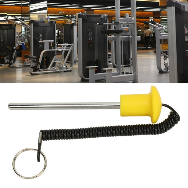 Pasador De Pila De Pesas Para Gimnasio, Imán De 8 Mm De Diámetro, Cierre Seguro Fácil De Usar, Pasador De Enganche De Retención Para Gimnasio Con Cordón Para Ejercicio