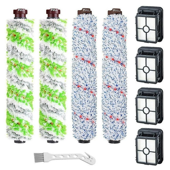 Brush Filter Replacement Parts for Bissell CrossWave Vacuum 3888A 1785 Pet Pro 2306A Cordless Wet Dr