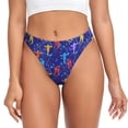 thumbnail image 1 of Fotbe Ice Hockey Players With Puck Tanga Sin Costuras para Mujer con Estampado – Panties Invisibles, Transpirables y Cómodos para Uso Diario-Small, 1 of 6