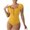 Yellow, variant on Otvok One Piece Swimsuits for Women Ladies Sexy Shaping Solid Color Swimwear Sexy Bathing Suit Beachwear