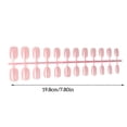 thumbnail image 4 of Uñas postizas Minnieouse 24 piezas de ataúd sólidas usables DIY acrílicas para amantes de la manicura Tipo32, 4 of 5