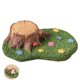 thumbnail image 2 of Decoración De Tocón De Árbol De Pastizales En Miniatura, Adornos De Resina Impermeables Para Decoración De Jardín, Manualidades Diy Para Decoración Del Hogar, Regalo De Cumpleaños Monstrate HA016909-00, 2 of 7