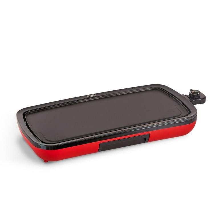 DASH Everyday Nonstick Electric Griddle for Pancakes, Burgers, Quesadillas,  Eggs & other on the go Breakfast, Lunch & Snacks with Drip Tray + Included