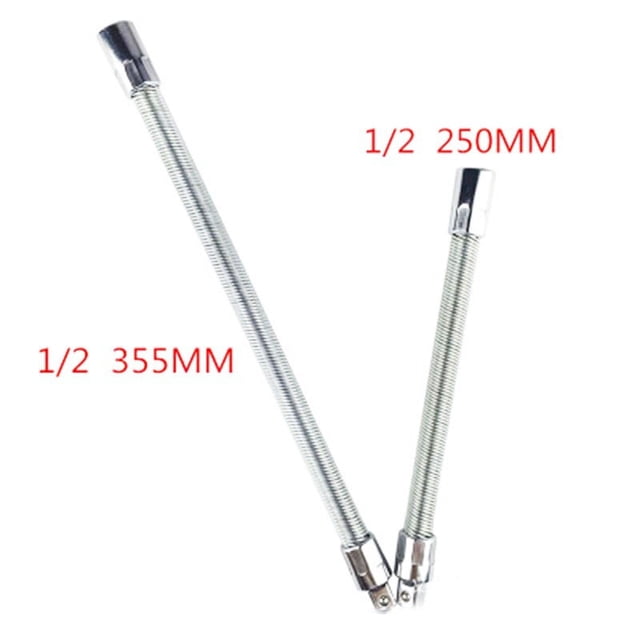 Lefu 1/4'' 3/8'' 1/2'' Drive Flexible Socket Extension Bar Tools Length Flexi