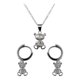 thumbnail image 1 of JOYARIS Juego Ositos Piedras Amor Amistad + Dije + Cadena Plata S925 A-0000008, 1 of 4