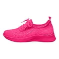 thumbnail image 6 of Rokment Womens Orthopedic Running Walking Tennis Shoes Breathable Mesh Comfortable Arch Support Memory Foam Orthotic Nursing Non Slip Work Sneakers Hot Pink Size 8.5, 6 of 7
