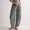 Gray plus size wide leg pants a1, variant on Cagogo Women Plus Size Wide Leg Elastic Waist Trousers with Pockets Casual Solid Loose Ankle Pants Workout Lounge Stretchy Daily Wear, Gray M