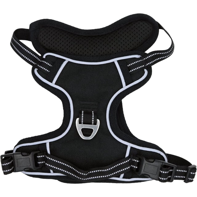 A pets life Arnés con Banda Reflejante para Perro(M, Negro) A Pets Life HARNE-022