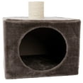 thumbnail image 5 of TRIXIE San Fernando Plush & Sisal 3-Level 41.7" Cat Tree with Scratching Posts & Condo, Dark Gray, 5 of 7