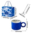 thumbnail image 4 of Klein Blue Coffee Cup Ceramic Cup Business Event Gift Set High Beauty Water Cup Festival Companion Gift, 4 of 7
