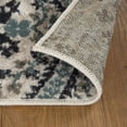thumbnail image 5 of BNM Vintage Floral Damask Indoor Area Rug, 4' x 6', Deep Royal, 5 of 6