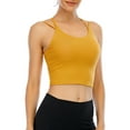 thumbnail image 3 of LELINTA Women Crop Tops Sports Bras Mesh Longline Fitness Camisole Yoga Workout Running Gym Pad Shirt with Removable Cups, 3 of 7