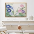 thumbnail image 3 of Framed Canvas Print Wall Art Morning Glory Flowers in Soft Hues Vintage Botanical Art for Living Room, Bedroom, Office - 16"x24" NATURAL, 3 of 7