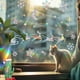 thumbnail image 5 of Ventana de Navidad Se Adhiere a la Pegatina Del Captador Del Sol de Navidad Copo de Nieve Arco Iris Vidrio Estático Captador Del Sol Ventana a Prueba de Aves Decoraciones de la Ventana de Navidad, 5 of 8