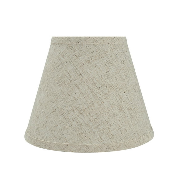Aspen Creative 32426 Transitional Hardback Empire Shaped Spider Construction Lamp Shade in Beige, 9" wide (5" x 9" x 7")