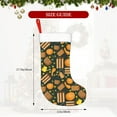thumbnail image 4 of Honeii Autumn Harvest Pumpkin Basket for Christmas Stocking,Large Xmas Stocking,Holiday and Family Stocking for Fireplace Christmas Holiday Party Decoration, 4 of 7