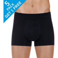 thumbnail image 2 of Bilot Washable & Reusable Urinary Cotton Boxer Brief Underwear for Men - 5 Pack (Buy 4 Get 1 ) (X-Large, Black), 2 of 5