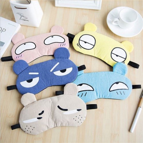 1pcs Useful Pure Silk Soft Sleeping Aid Eye Mask Cover Shade Travel Relax Blindfold