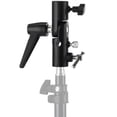 thumbnail image 4 of Flash Bracket H-Type Swivel Umbrella Holder Adapter Adjustable 1/4" 3/8" for Flash Light Stand Mount Umbrella Softbox, 4 of 9
