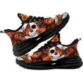 thumbnail image 4 of Coolcustomize Women's Skull & Rose Running Shoes Trendy Floral Sneakers with Cool Design Comfort Breathable Mens Athletic Gym Walking Shoes, 4 of 7