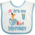 thumbnail image 3 of Inktastic Hatching Dinosaur 1st Birthday Boys or Girls Baby Bib, 3 of 4