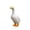 D, variant on Porch Goose Statue, Resin Front Porch Goose Garden Decor, 8.7in Outdoor Goose Statue for Yard Backyard, Durable Geese Sculpture for Art and Gift