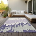 thumbnail image 6 of Addison Rugs Chantille Indoor/Outdoor Transitional Abstract Purple Washable Rectangle Rug, 5' x 7'6", 6 of 6
