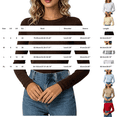 thumbnail image 3 of BODOAO Women's Crewneck Sweater Long Sleeve Ribbed Knit Pullover Fitted Lightweight Soft Warm Cozy Casual Fall Winter Tunic Top for Women Fashion Everyday Wear Red S, 3 of 4
