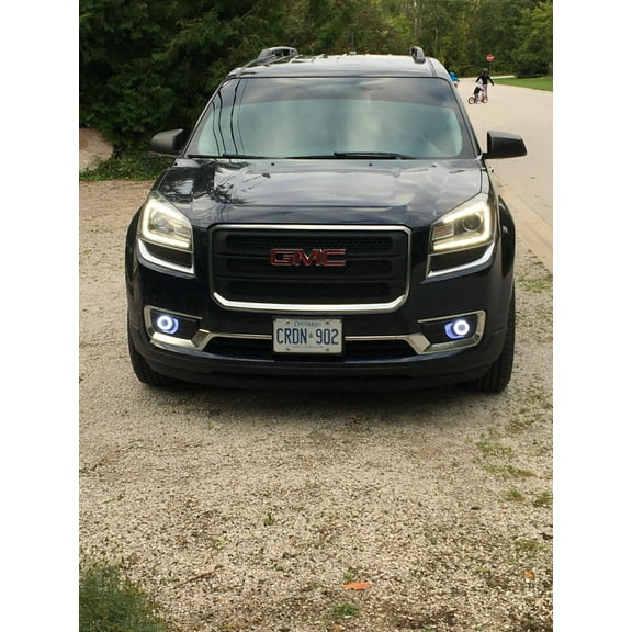 For The BlingLights LED Halo Fog Lights for 2013 2014 2015 2016 GMC Acadia
