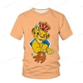 thumbnail image 1 of Kawaiisimba y Nara Rey León impreso 3D camiseta mujer casual suelta Unisex camiseta Harajuku camiseta verano niñas niños T-shirt90 Gao Jinjia LED, 1 of 2