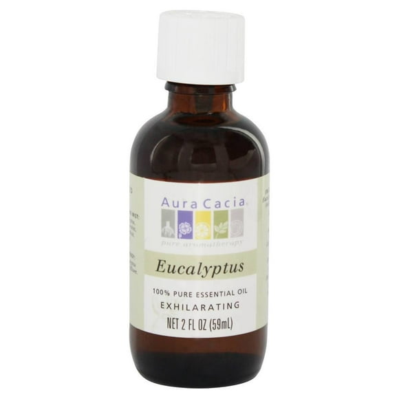 Aura Cacia - Huile Essentielle d'Eucalyptus Exaltante - 2 fl oz