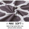 thumbnail image 4 of Stretchy Dining Chair Covers, XL/Oversized Removable Washable Soft Spandex High Back Large Chair Cover Slipcover for Dining Room Kitchen Hotel Table Banquet, Geometric Pattern (4 Per Set, Gray_01), 4 of 8