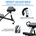 thumbnail image 6 of Ergonomic Kneeling Chair with Smooth Casters, Thick Comfort Padding for All-Day Comfort in Medical Offices or Therapy Clinics(A), 6 of 9