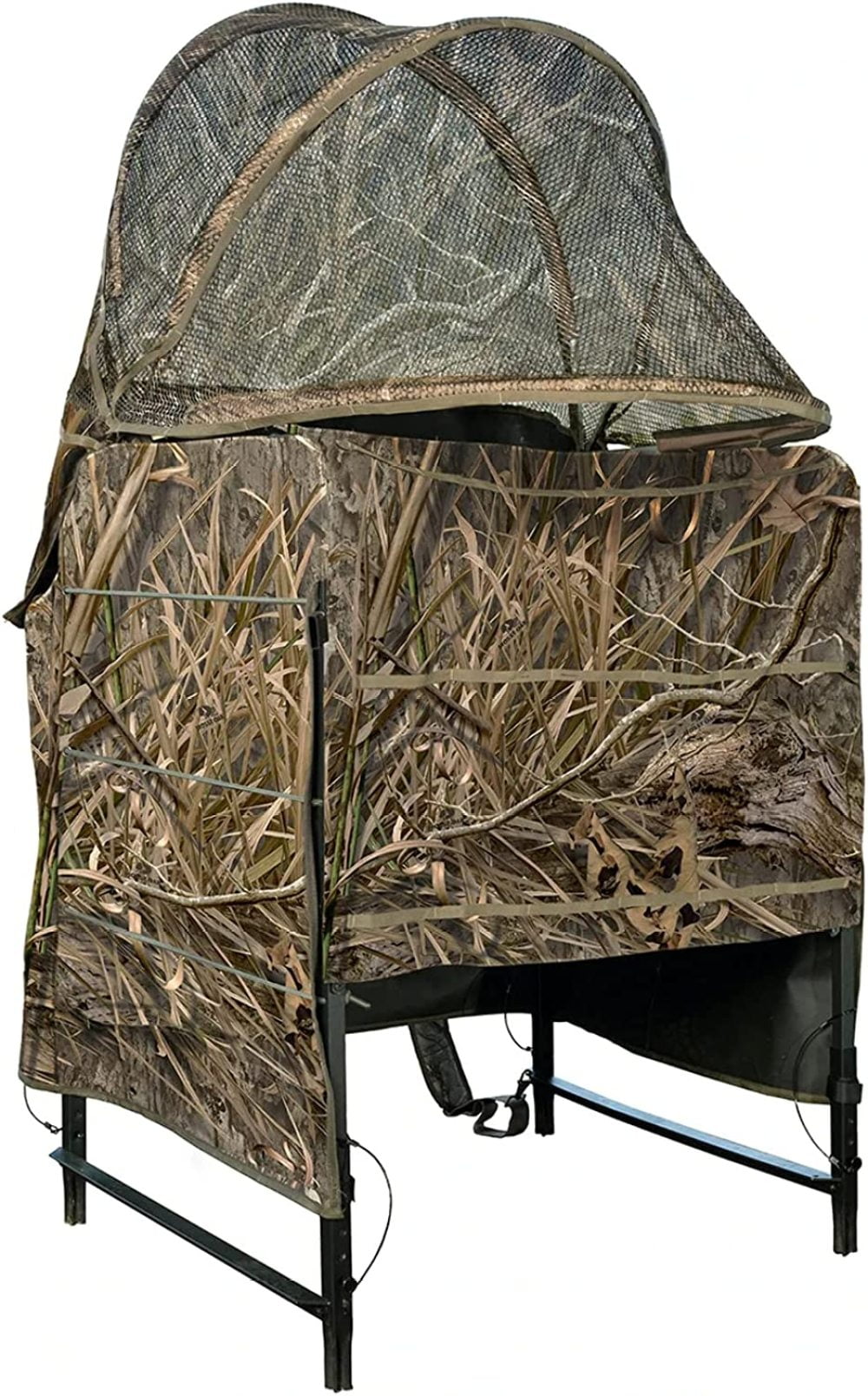 LAKeyen Ghillie Shallow Water Chair Blind Mossy Oak Shadow Grass