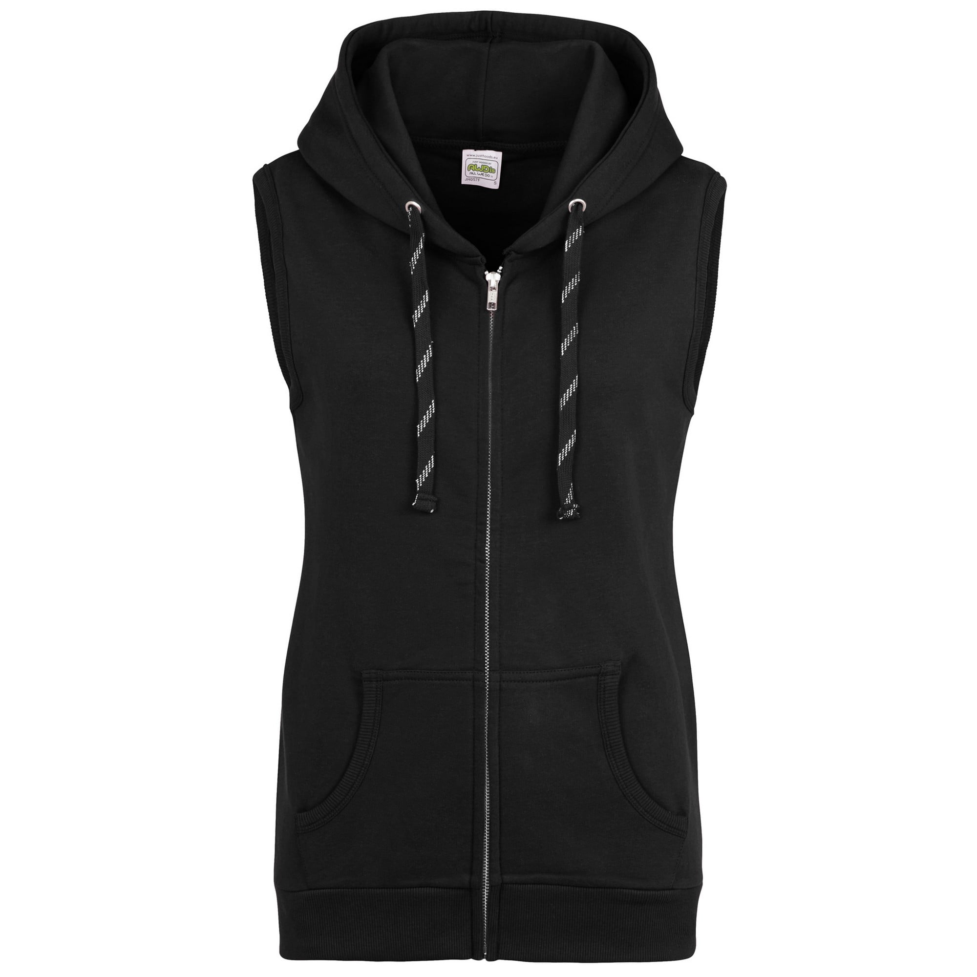 ladies sleeveless hoodie