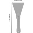 thumbnail image 5 of SPARTA Polypropylene Scraper Tool Food Safe Scraper for Removing Caked-On Residue in Commercial Kitchens, Plastic, 7.82 x 3 Inches, White, 5 of 5
