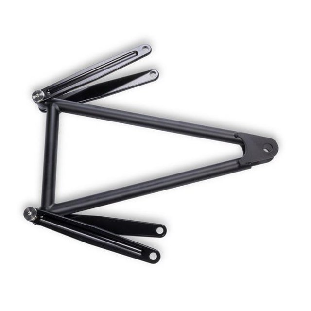 14 in. Jacobs Ladder, Chromoly with Titanium Hardware, Black