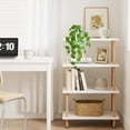 thumbnail image 4 of Dienrx 50Cm Artificial Pothos Hanging Plant with White Ceramic Pot, Realistic Indoor Greenery for Home Decor, Desk, Shelf, Bathroom, and Office Decoration, Easy to Assemble, 4 of 6