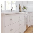thumbnail image 6 of -SS002-96 Solid Stainless Steel Modern Cabinet Drawer Handle Pull, 3 3/4 Inch, Brushed Stainless Steel (10 Pack), 6 of 9