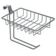 thumbnail image 5 of Portarrollos de papel higiénico de pared con estante para colocar sobre el inodoro, portarrollos, jabonera, especiero con ganchos para baño y cocina, 5 of 7