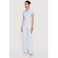 thumbnail image 3 of Women's Brushed Knit Short Sleeve Polo Top, 3 of 4