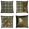 thumbnail image 1 of EREHome Plaid Pattern Pillow Case Home Decor Cushion Cover 20x30 Inch, 1 of 2