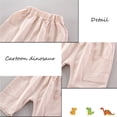 thumbnail image 4 of Mercatoo Baby Set Clothes Summer Tops+Shorts Outfits I𝐧fant T-shirt 1 to 4 Years Boys 𝐂artoon Boys Unisex Simple Sweatshirt, 4 of 4