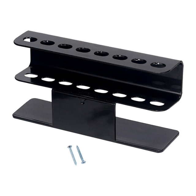 Siruishop 8 Holes Acrylic Holder Display Rack for Home Use Office Lounge Bar Black