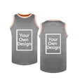 thumbnail image 6 of ITSAME Boys Girls Athletic Tank Tops Crewneck Basketball Quick-Dry Summer Active Muscle Shirts Gray Size 8-9, 6 of 9